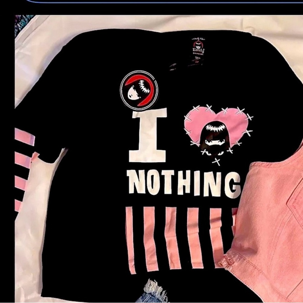 Emily the Strange tshirt with long sleeves